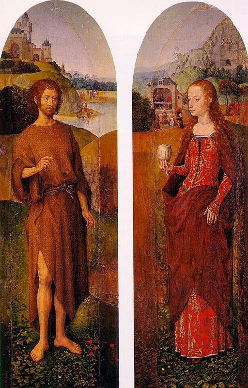 Hans Memling Outer Wings of a Triptych oil painting image
